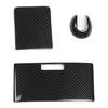 4Pcs Interior Gear Shift Cover Carbon Fiber Look Trim For Lexus IS250 IS350 2006-2012