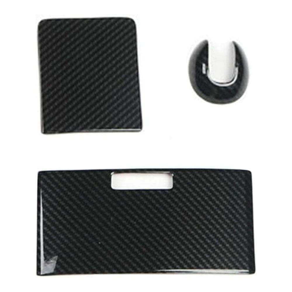 4Pcs Interior Gear Shift Cover Carbon Fiber Look Trim For Lexus IS250 IS350 2006-2012