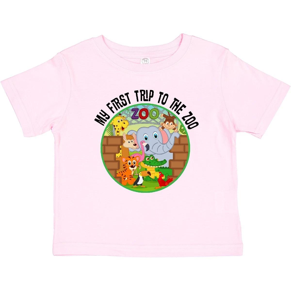Inktastic First Trip To The Zoo Baby T-Shirt Travel Summer Childs Cute Infant 130