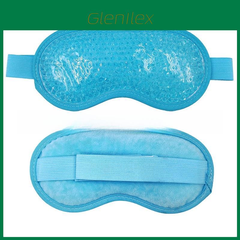 Cold Hot Gel Eye Mask With Reusable Gel Beads For Relaxation And Eye Care