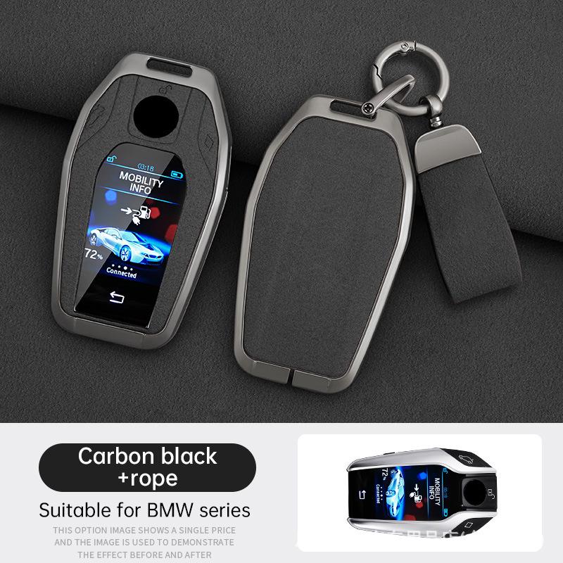 BMW 7 Series LCD Key Metal Case, X5 Remote Control Bag, 6GT Smart Touchscreen Protector