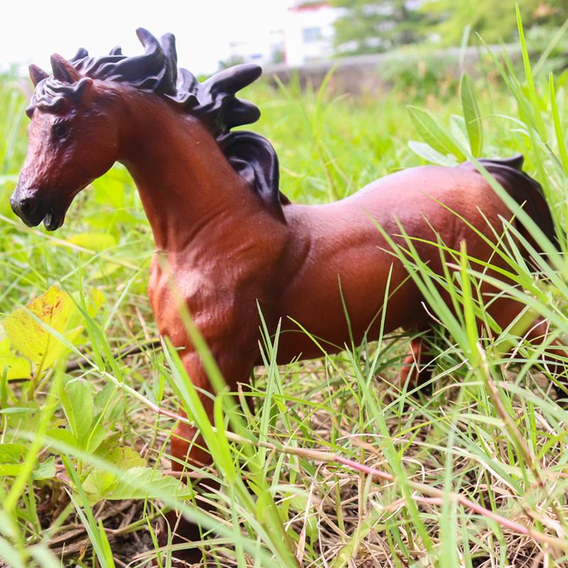 Oenux Soft Cotton Farm Animals Cow Horse Pig Hen Cat Dog Model Action Figures Wild Lizard Donkey Koala Educational Kids Toy Gift