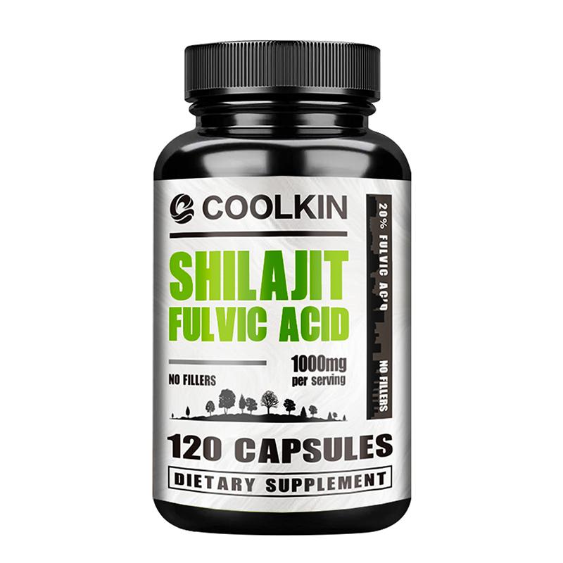 Shilajit Acide Fulvique 1000mg-Acide Fulvique-Puissant Antioxydant Soutien Immunitaire Énergie