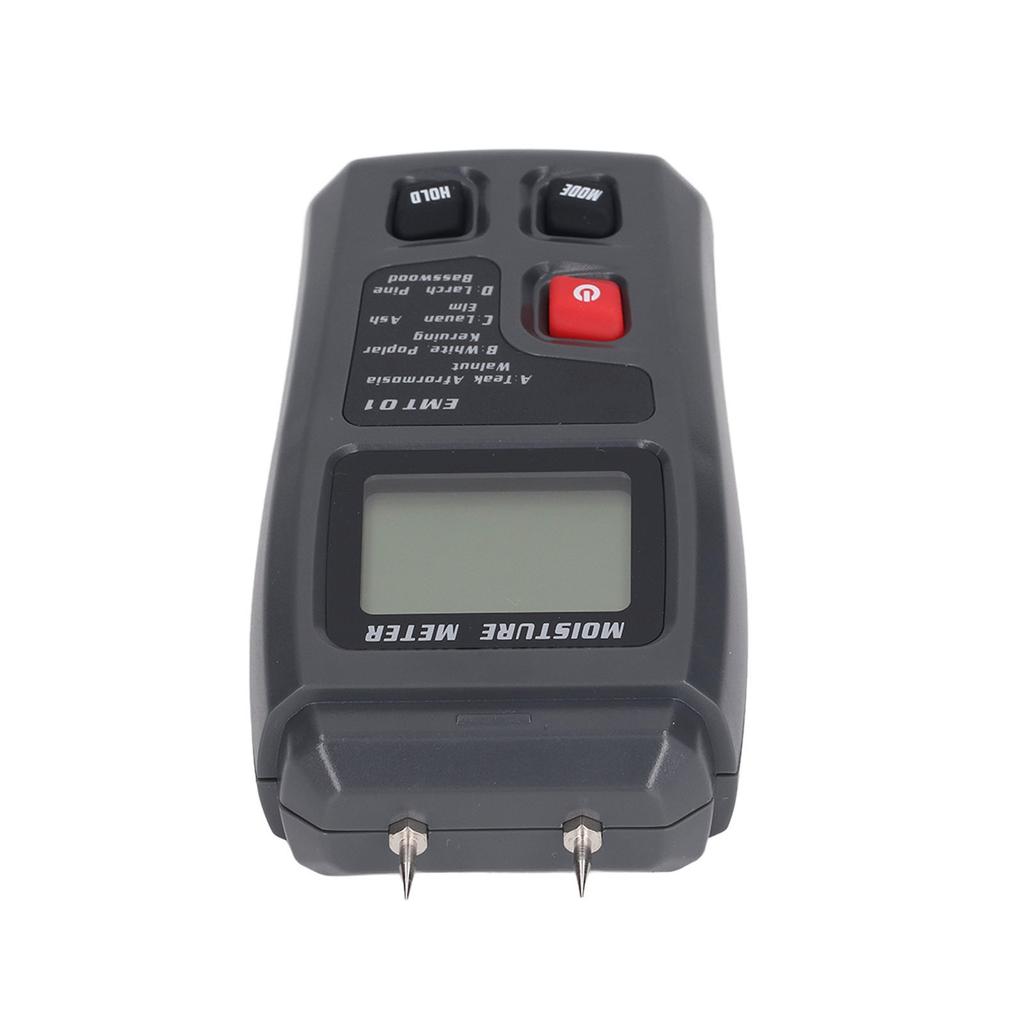 Digital Wood Moisture Tester Meter LCD Display Water Content Humidity Detector Needle Type