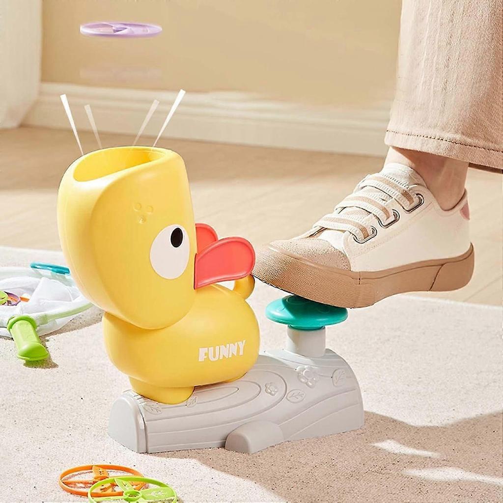 Creative Flying Saucer Machine - Flying Disc Launcher - Flying Saucer Disc Launcher Indoor & Outside Toys, Flying Toy Party Favor, Cat Toys Flying Pro