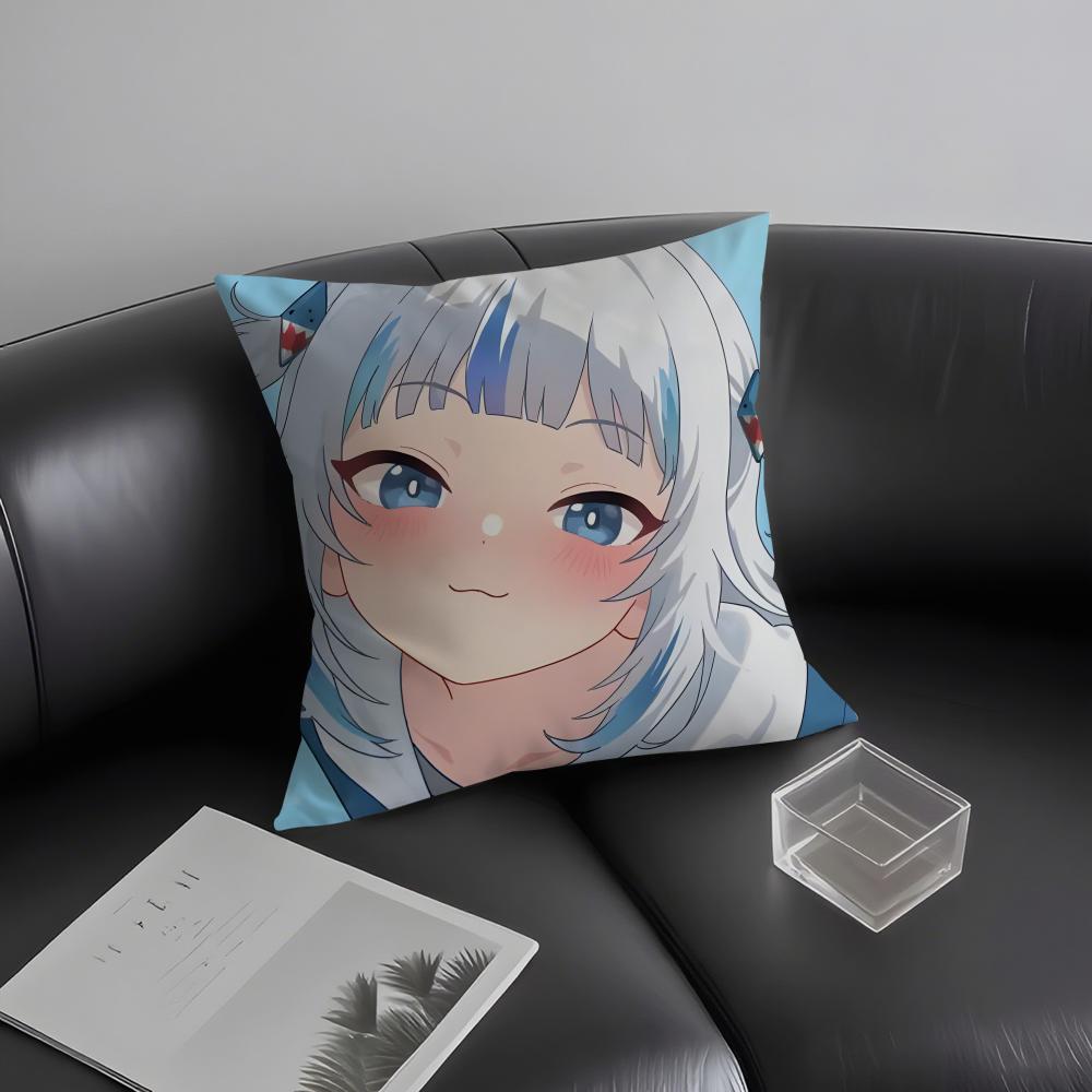 G-Gawr Guraa Anime Cushion Cover Pillowcase Ultra Soft Skin Friendly Fabric Cloud Like Comfort & Concealed Zipper
