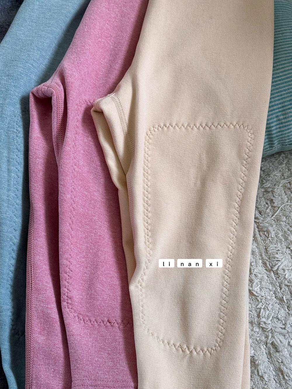 

Children s Fleece-Lined Autumn Pants with Knee Pads - Warm, One-Piece Base Layer for Boys and Girls 110 cm