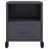 Nightstand Anthracite 36 X 39 X 43.5 Cm Steel