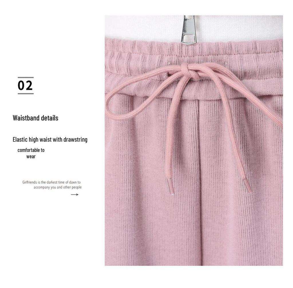 Women's Casual Two-Piece Suit: Autumn/Spring Slimming Sweatshirt Set - Young Mom Fashion 2025