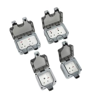 IP66 Rainproof Charging EU Socket Rainproof Splashproof Outdoor International Universal Power socket,South Africa 15A Socket