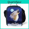 Trendy Animal Pattern School Lunch Bags For Kids And Boys With Oxford Cloth