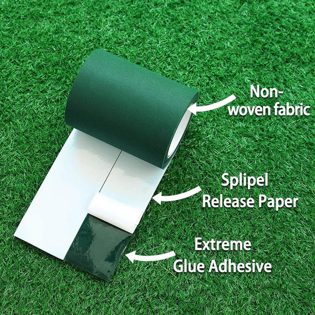 High Viscosity Artificial Grass Turf Self Adhesive Seam Tape for Lawn Garden Carpet Simulation Grass Connection Repair Tape