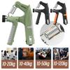 10-120kg Adjustable Hand Grip Exerciser Digital Screen Finger Heavy Exerciser Spring Arm Exercise Trainer for Musicians Athletes