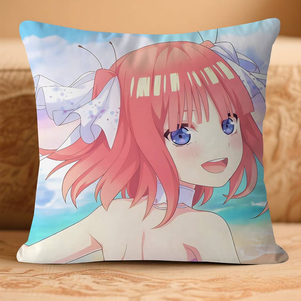 Ni-no Anime N-NakanoS Kissenbezug Abnehmbar Waschbar Kissenbezug – Ganzjährig Weiches Leinen