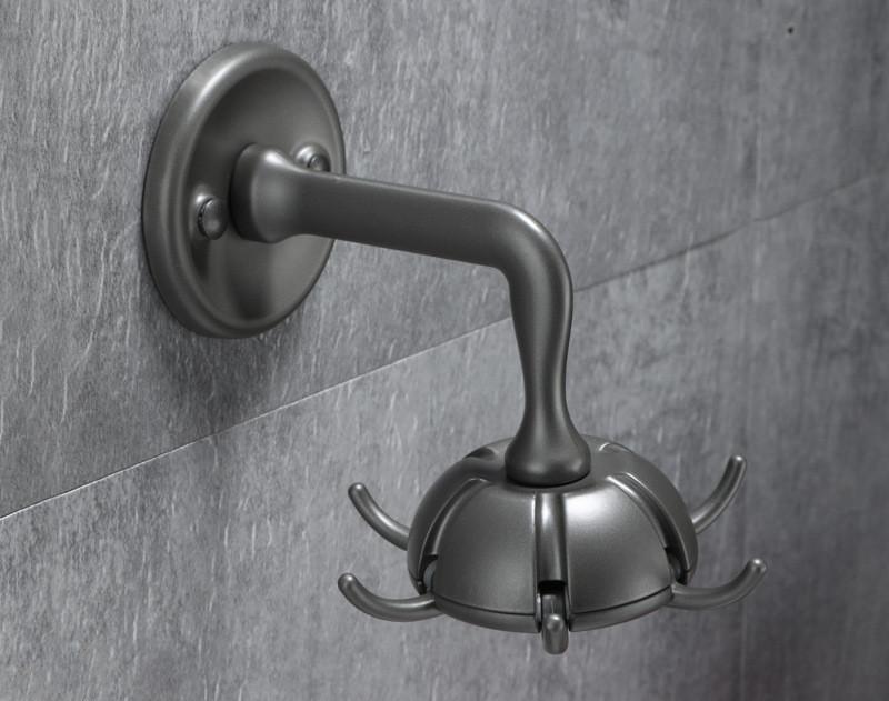Hooks Aulminium Wall Mounted Towel Hanger Foldable Bathroom Hardware,kitchen Hook Bathroom Accessories New Arrival