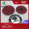 Car Sticker 2025 New 1pcs 3D  88mm 79mm for SKODA Car Front Grille Head Hood Bonnet Emblem Rear Tail Bumper Trunk Sticker Badge