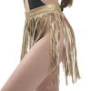 Women's European & American Tassel PU Leather Dance Skirt - Sexy, Fashionable Nightclub Hip Skirt