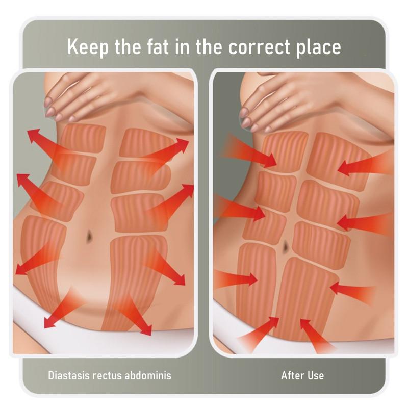 Aparat inteligent EMS pentru fitness abdominal, pierdere în greutate, suport pentru talie, masaj cu vibrații și încălzire, centură pentru slăbit și modelat corpul