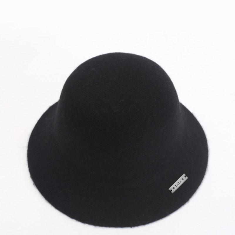 LALA Wool Knit Classic Hat - Black