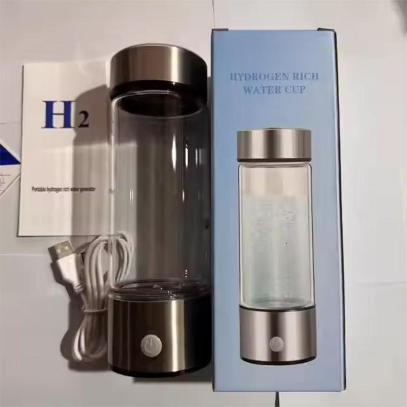 

Электрический генератор водородной воды, бутылка, для использования на открытом воздухе, технология PEM, ионизатор воды, обогащенной водородом, чашка с элементом, горячий тип светло-желтого