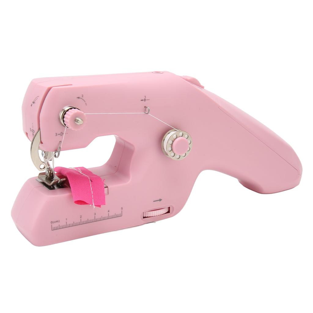 Electric Sewing Machine Handheld Crafting DIY Electronic Sewing Device for Travel Home