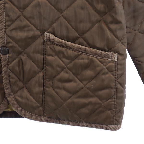 LAVENHAM Quilted Jacket 36 Brown Cotton Filling Men's Used