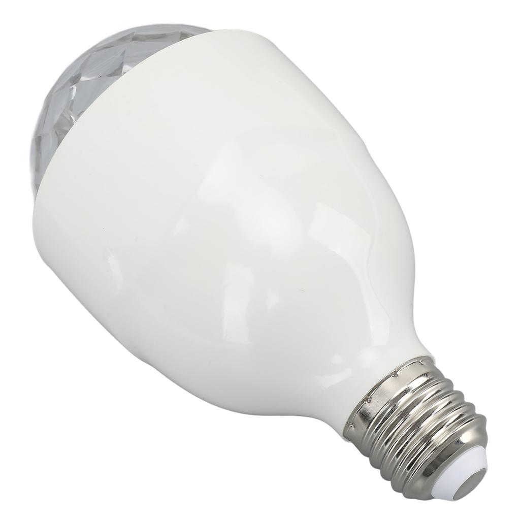 Diskokule Lampepære E27 Lydaktivert Fjernkontroll RGB LED Strobelys Pære for Fest