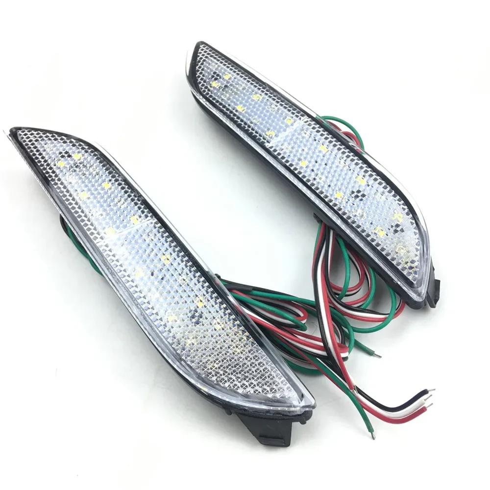 1 Pair Bumper Reflector Brake Lamp Tail LED Light For Toyota Camry 2018-up