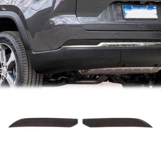 Smoked Black Rear Fog Light Lamp Decor Cover Trim for Jeep Grand Cherokee +