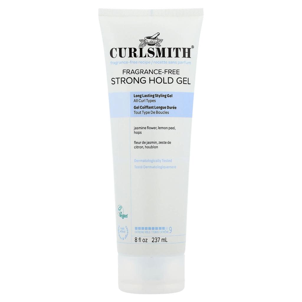 Strong Hold Gel, All Curl Types, Fragrance Free, 237Ml(8Fl Oz)