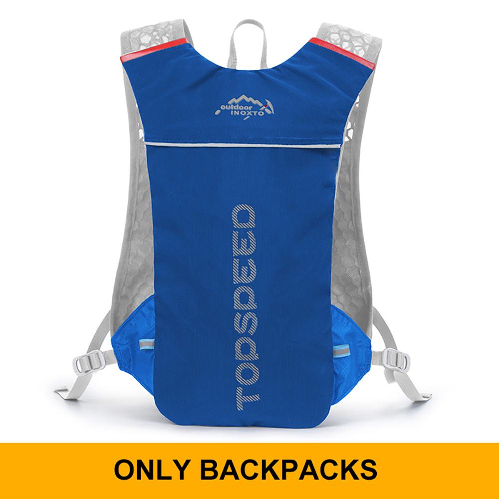 Outdoor Trail Running Ultralight Backpack Running Hydration Vest Breathable Marathon Running Backpack Running Hydration Vest синий