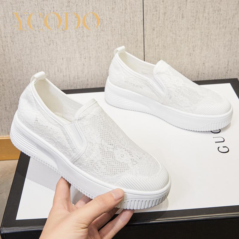 Καλοκαιρινά Γυναικεία και Κορίτσια Φοιτητικά Παπούτσια Αναπνεύσιμα Άνετα με Ελαστικό Διχτυωτό