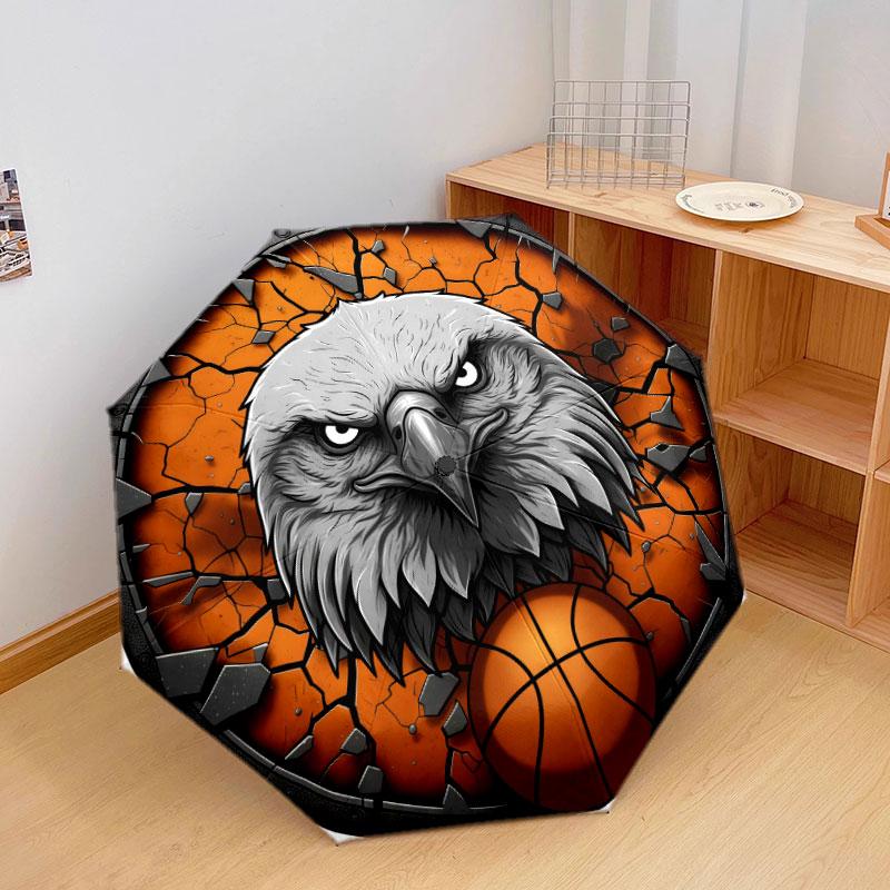 BasketballAnimals Pattern Pattern New Style Umbrella, 1 Piece Automatic Folding Umbrella, Portable Travel Umbrella, Outdoor Umbrella, Birthday Gift