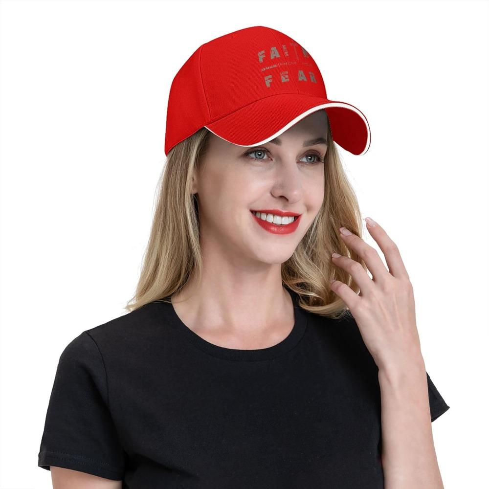 Sandwich Baseballkappe für Männer & Frauen, 3-lagiges Kontrastdesign, verstellbare Kappe, leichte, strapazierfähige Kappe
