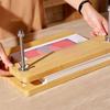 1PC Wooden Book Press Bookbinding Supplies Handmade Paper Press Book Binding Press Flat Paper Press Machine for Photo Album Card