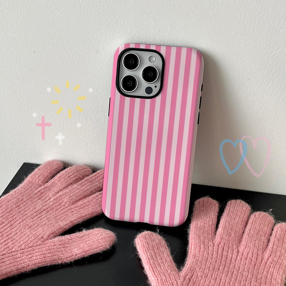 Simple Colorful Stripe Art Design Phone Case Film shell For iPhone 17 16e 16 15 14 13 12 11 Pro Max Plus XS