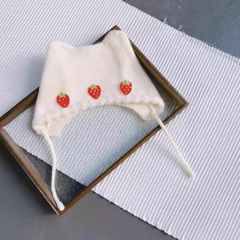 Herbst/Winter Baby Mütze Niedlich Damen Herren Strickwollmütze Prinzessinnenhut Atmungsaktiv Für Säuglinge und Kleinkinder Modische Mütze