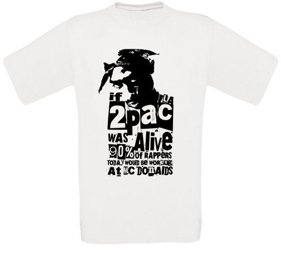 Shakur Rap Hip Hop Gangsta Westcoast all Eyez on Me T-Shirt XXXXL