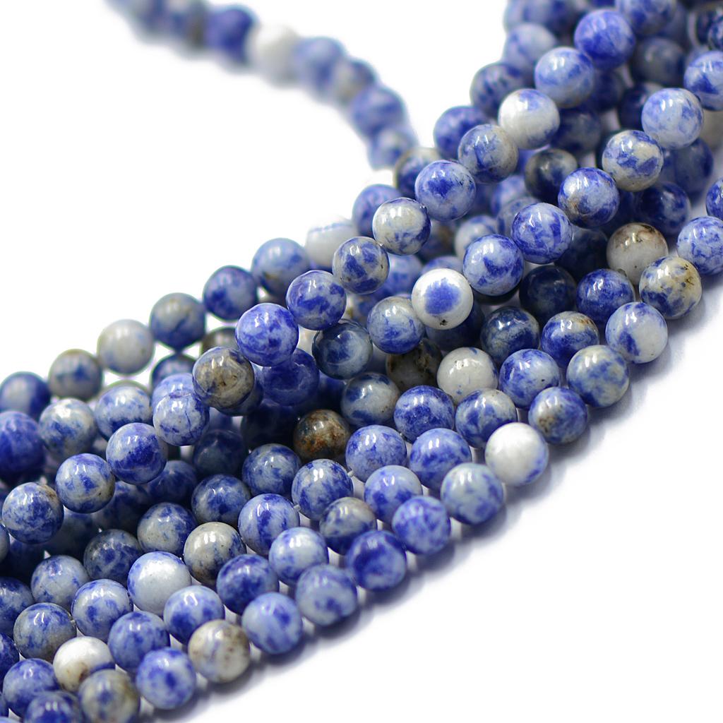 6mm Nature Jasper Gemstone Loose Spacer Beads 15'' Round
