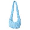 Women's Lightweight Shrinking Textured Crescent Crossbody Croissant Bag Shoulder Bag