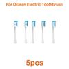5 pezzi di ricambio per spazzolino elettrico Oclean per Oclean X Pro / X / Z1 / F1 / One / Air 2 testine per spazzolino elettrico sonico