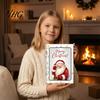 Christmas Gift Card Holders Spiral Bound Book, Vibrant Festive Design Keepsake Booklet, Winter Celebration Cards Compact Decorative Present Holder for