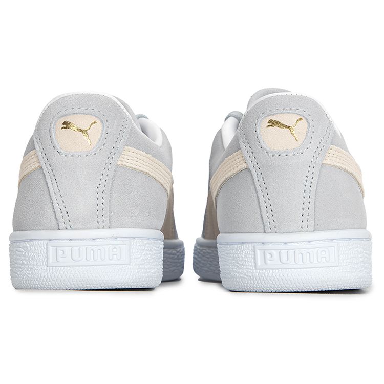 Puma Suede Classic 21 Platinum Grey Pristine Unisex Sneakers White 374915-55