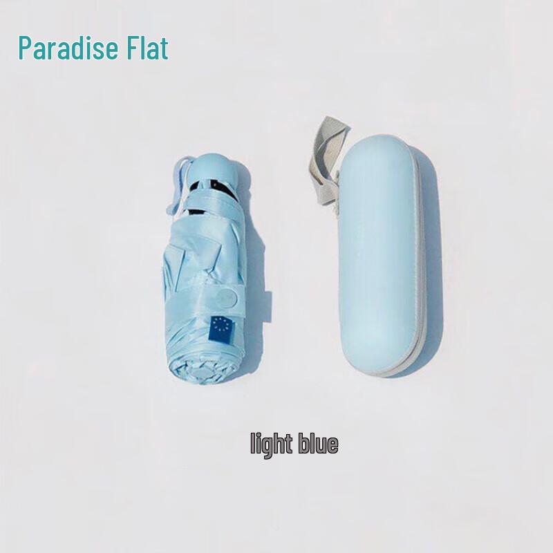 Paradise Compact 5-Fold Capsule Sun & Rain Umbrella