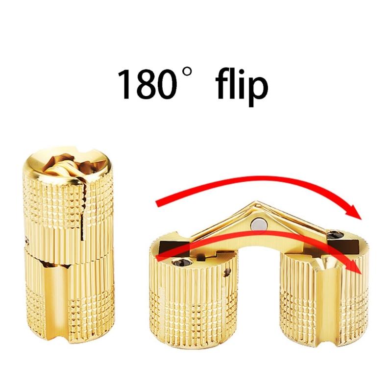 Hide Invisible Cabinet Furniture Hinges 180 Degree Opening Angles Concealed Hinges Furniture Hardware