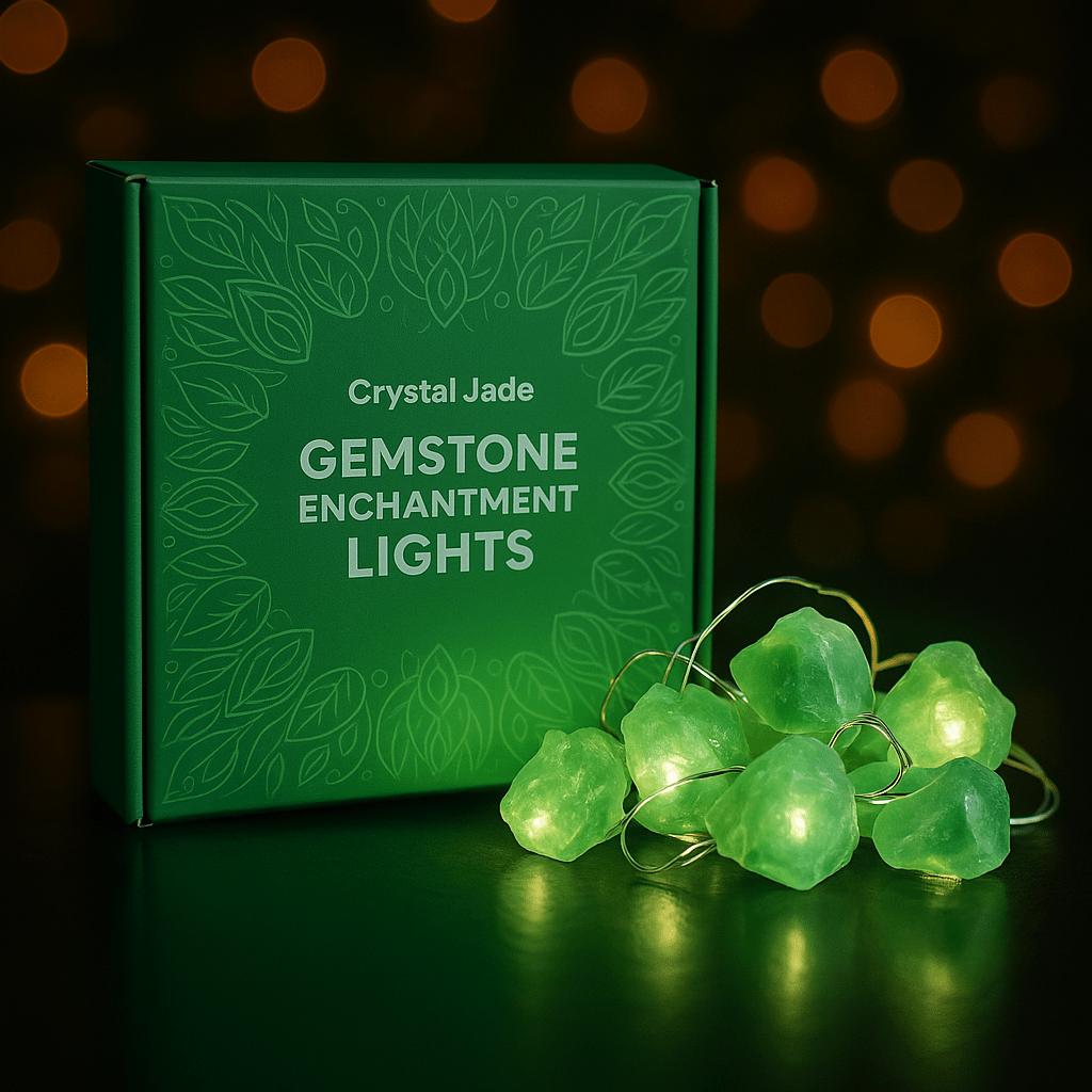 USB Fairy String Lights 227cm, Crystal Jade