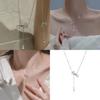 Korean Style Butterfly Bow Sweater Chain With Unique Asymmetrical Design Ideal Gift For Girlfriend