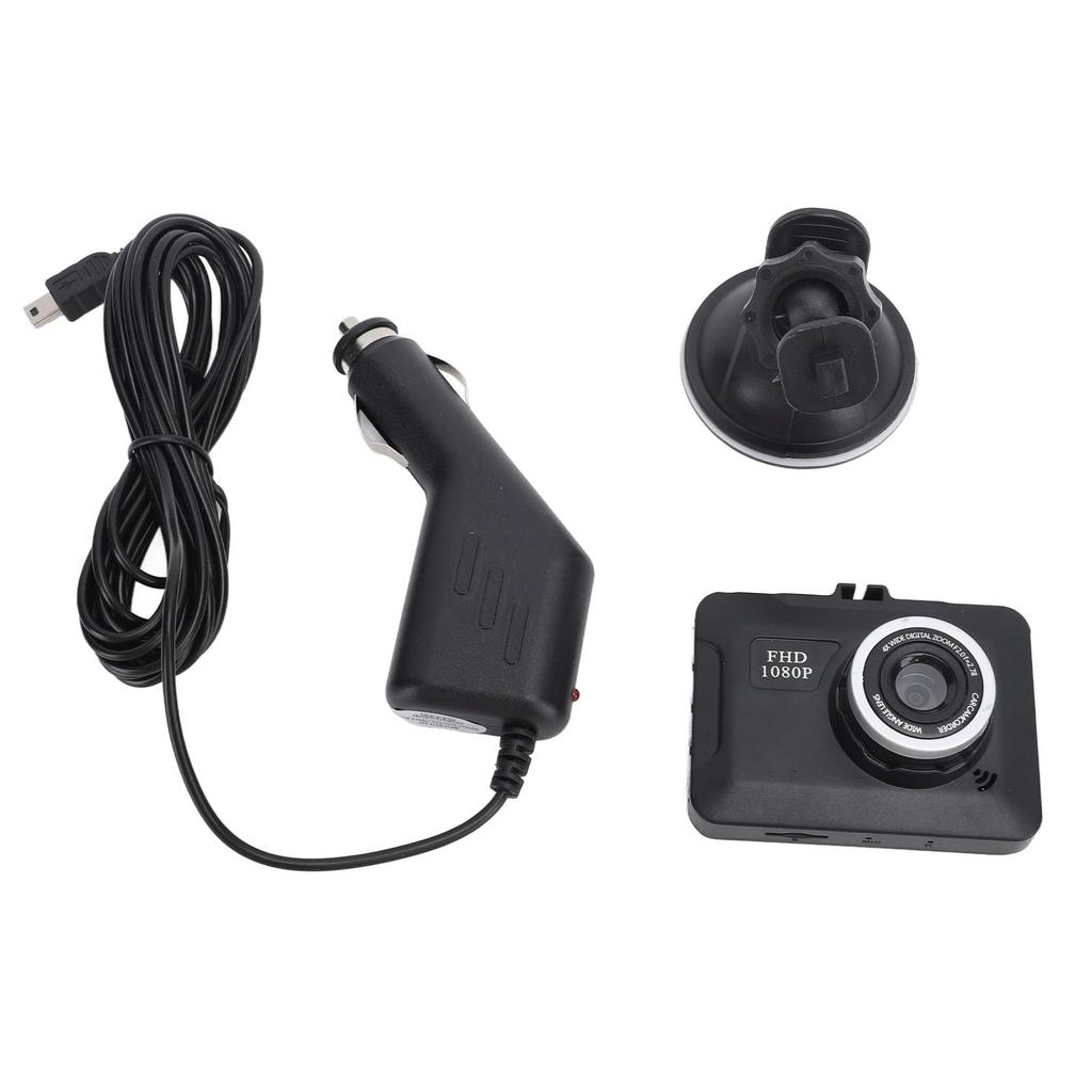 HD 1080P IPS Screen, Night Vision, Gravity Sensing, 32GB Car Dash Cam with Sparkling