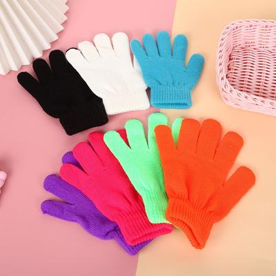 Winter Solid Color Warm and Cold Gloves Knitted Gloves Student Couple Cycling Gloves