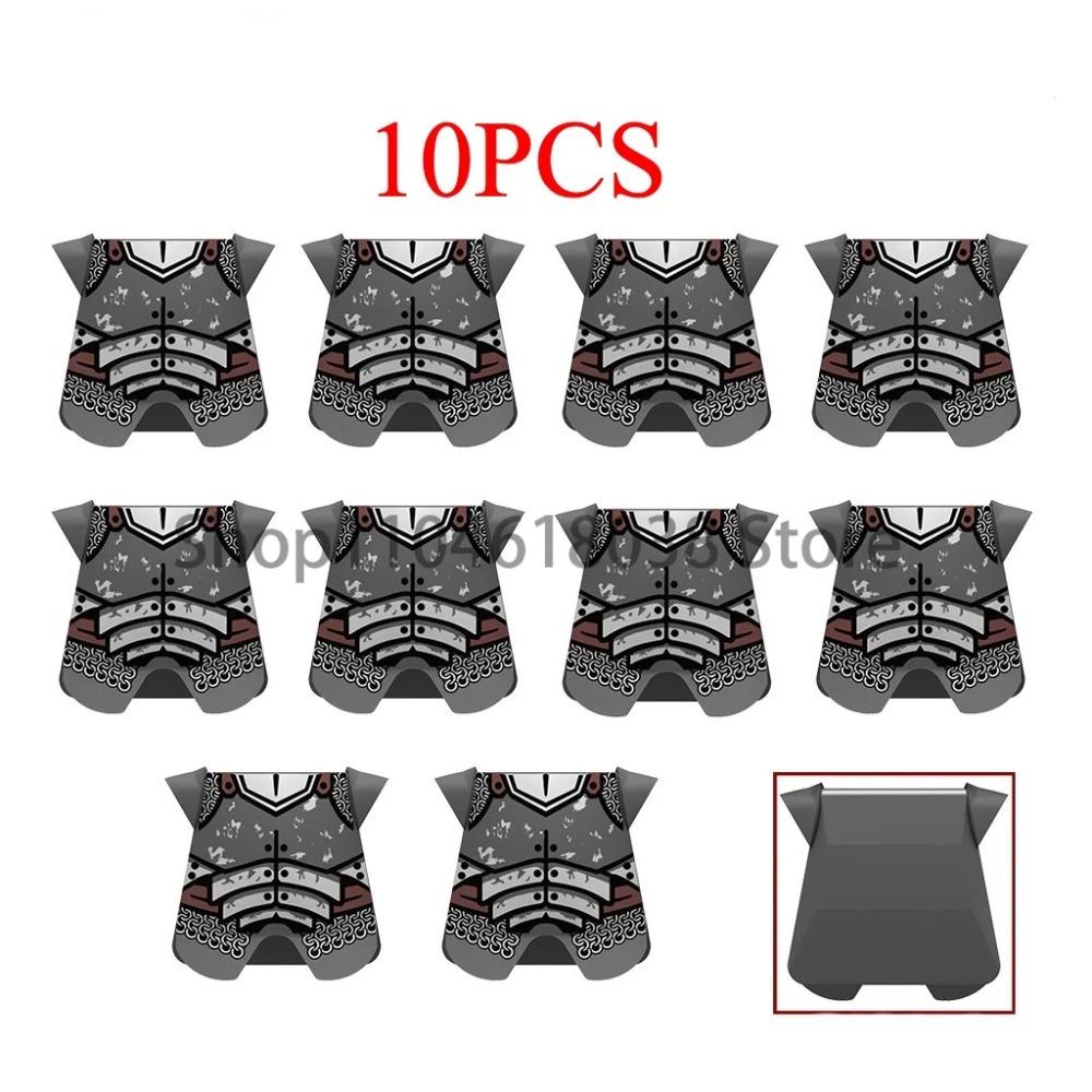 Green Dragon Raven Knights Shield Action Figures MOC Medieval Ancient Knights Scene Building Block Creative Toys for Children